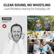 Minura – Discreet rechargeable hearing aids for seniors - Claritytone