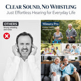 Rechargeable Invisible OTC Hearing Aids: App Control – Discreet In-Ear CIC for Seniors, Digital Noise Reduction & Tinnitus Support, Beige (Pair)