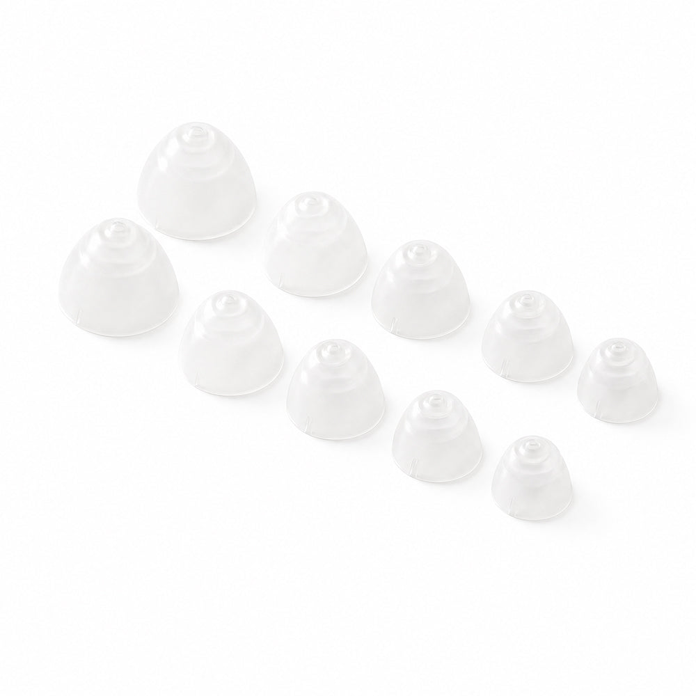 Ear domes and wax-guard for Minura Pro – Discreet Bluetooth Rechargeable Hearing Aids with App Control - claritytone